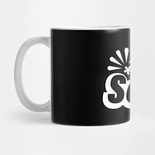 Beautiful soul artistic typography design Mug